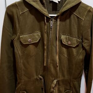 Lucky Brand zip front hoodie